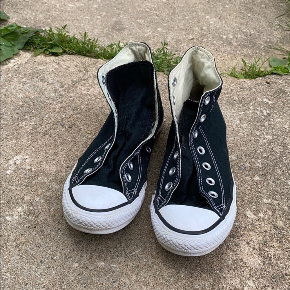 Black Converse (NO LACES!!)